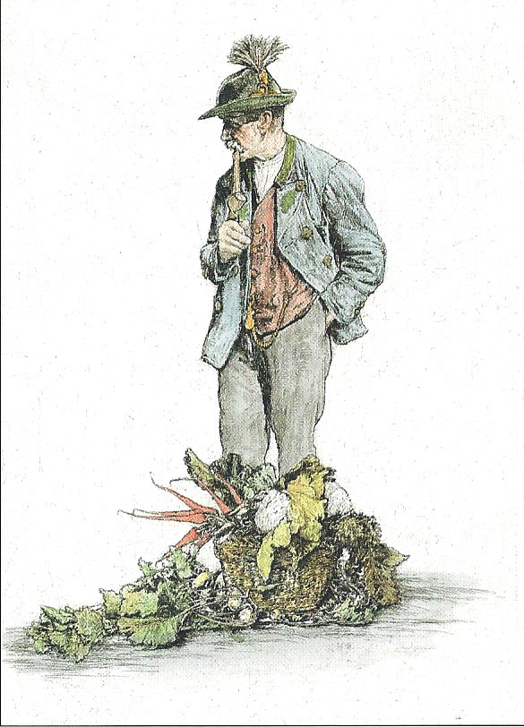 Der Gemüsemann / The Vegetable Seller by Paul Geissler