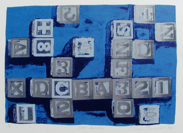 Abc Blocks (blue) by Rica Bando