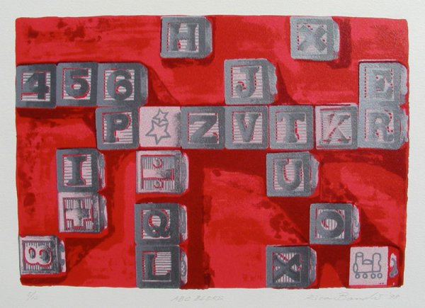 Abc Blocks (red) by Rica Bando