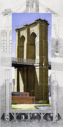 Brooklyn Bridge by Richard Haas