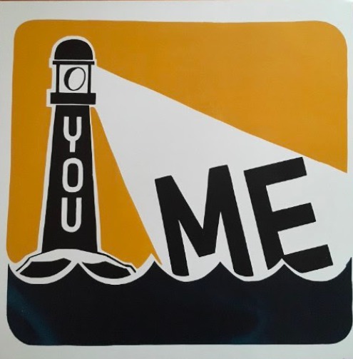 You / Me (brown) by Steve Powers (ESPO)