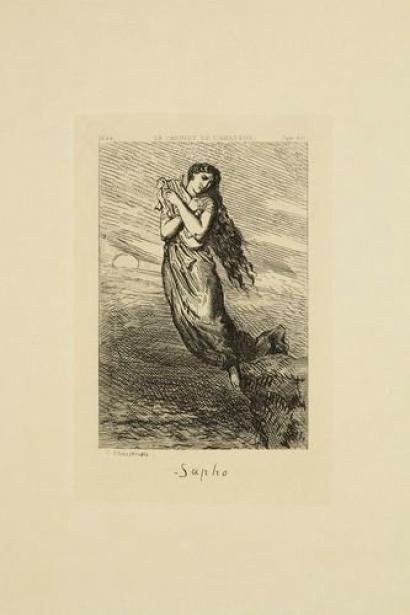 Sapho by Théodore Chassériau