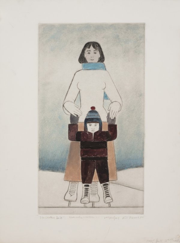 The Skaters by Will Barnet