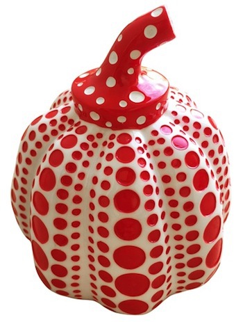 Pumpkin (red/white) by Yayoi Kusama