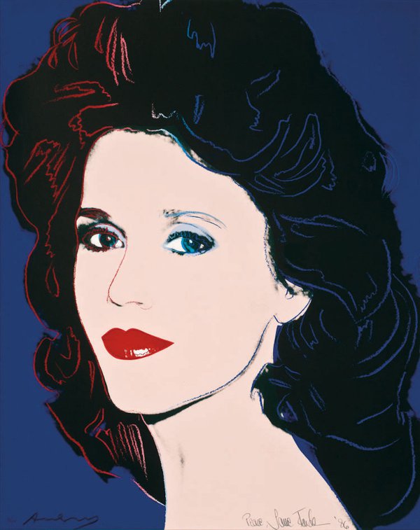 Jane Fonda (fs Ii.268) by Andy Warhol