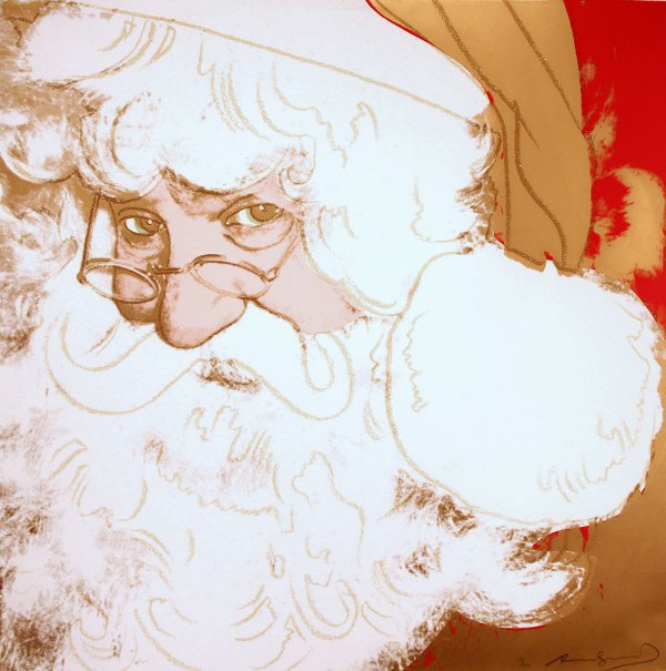 Santa Claus (FS II.266) by Andy Warhol