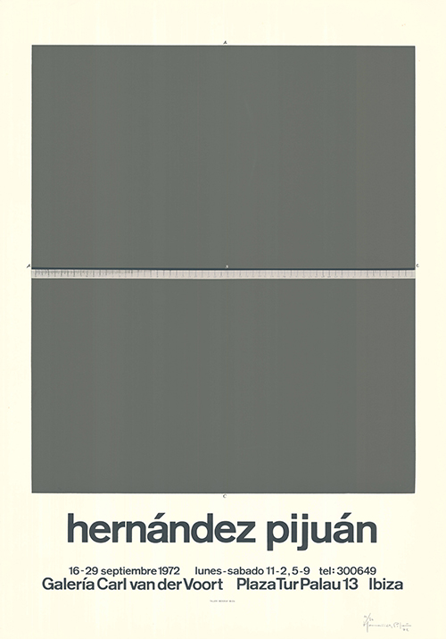 Cartel De La Exposición…. by Joan Hernandez Pijuan