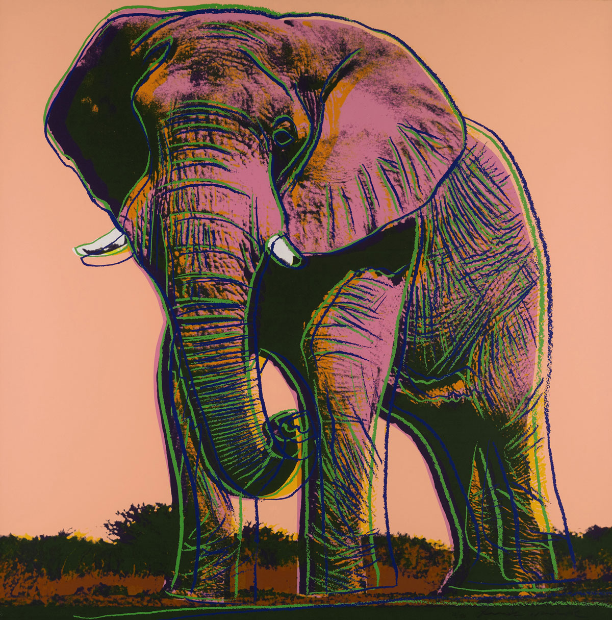 African Elephant (fs Ii.293) by Andy Warhol