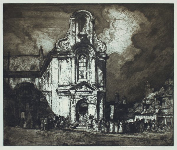 Church Of St. Austrebert, Montreuil by Frank Brangwyn