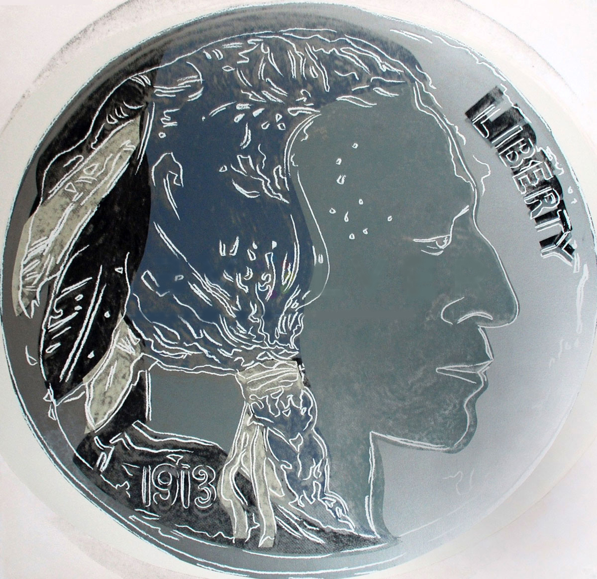 Indian Head Nickel (fs Ii.385) by Andy Warhol