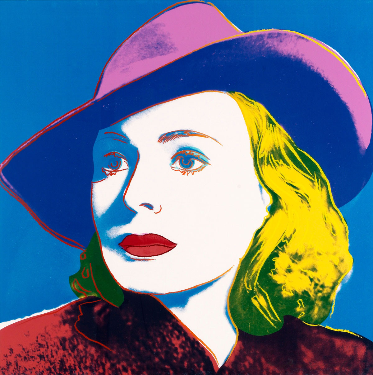 Ingrid Bergman With Hat (fs Ii.315) by Andy Warhol