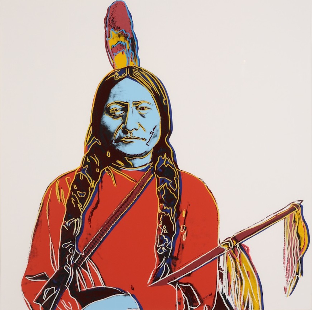 Sitting Bull A70 (FS IIIA.70) by Andy Warhol