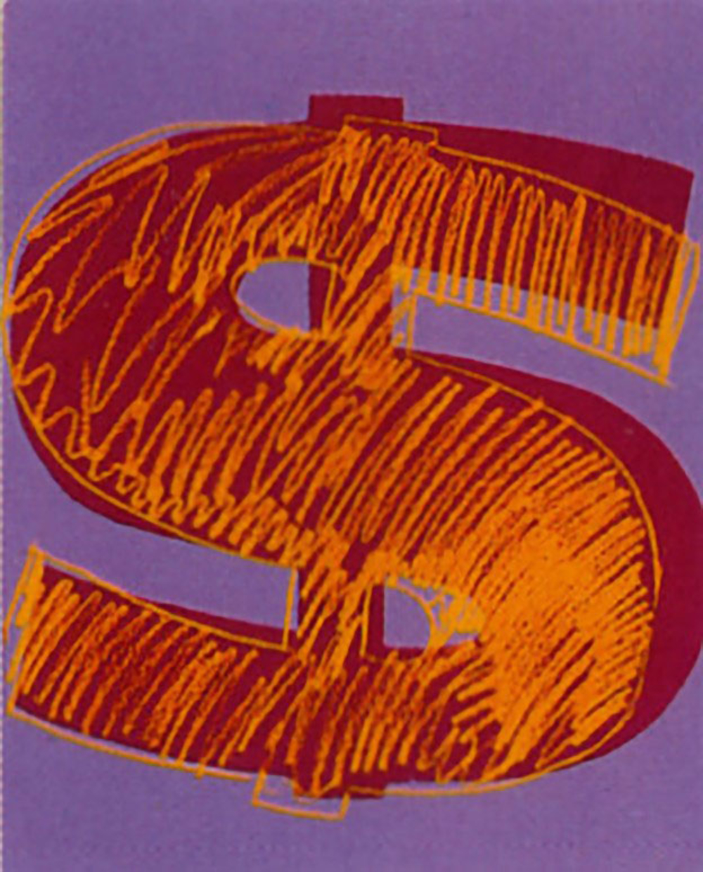 Dollar Sign (fs Ii.280) by Andy Warhol