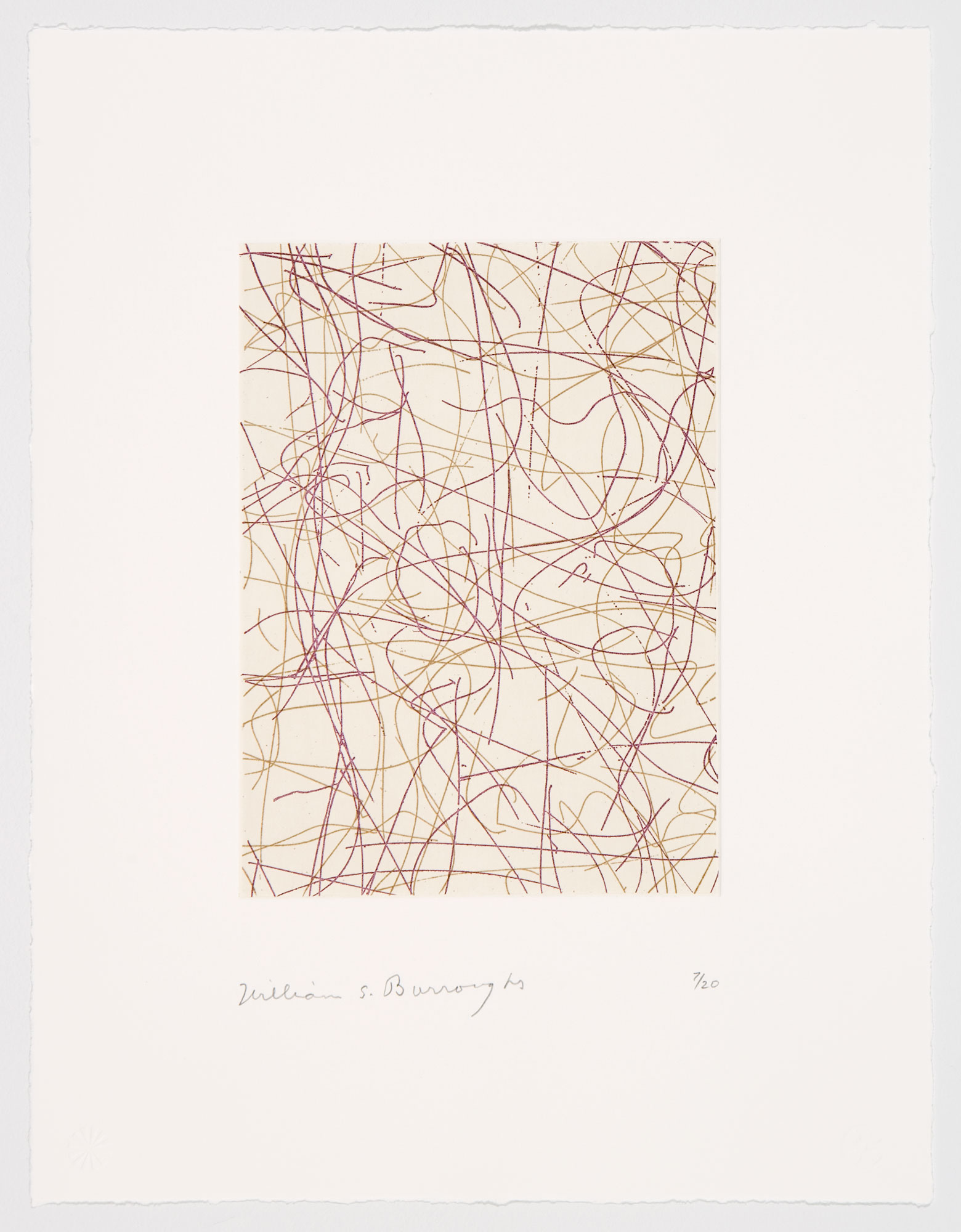 Untitled: A Suite Of Five Prints by William Burroughs