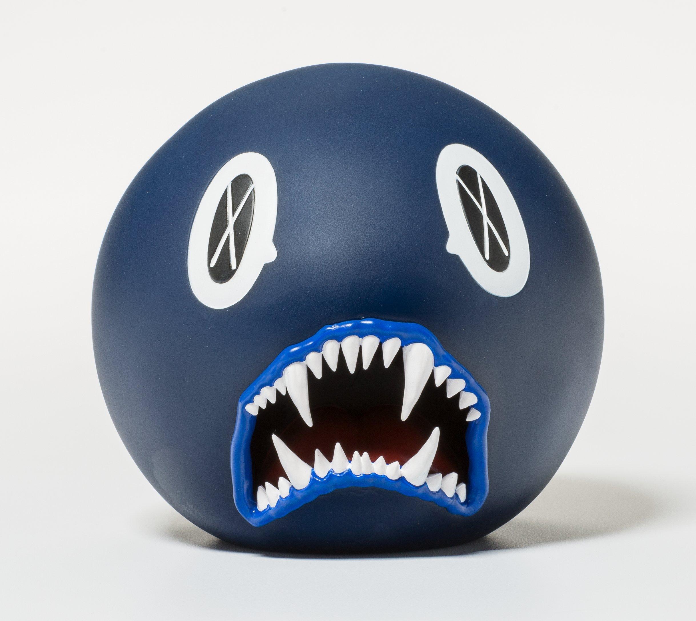 Cat Teeth Bank (blue) by KAWS