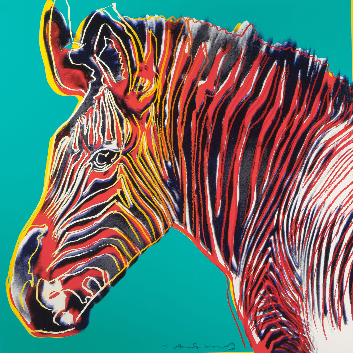 Grevys Zebra (FS II.300) by Andy Warhol