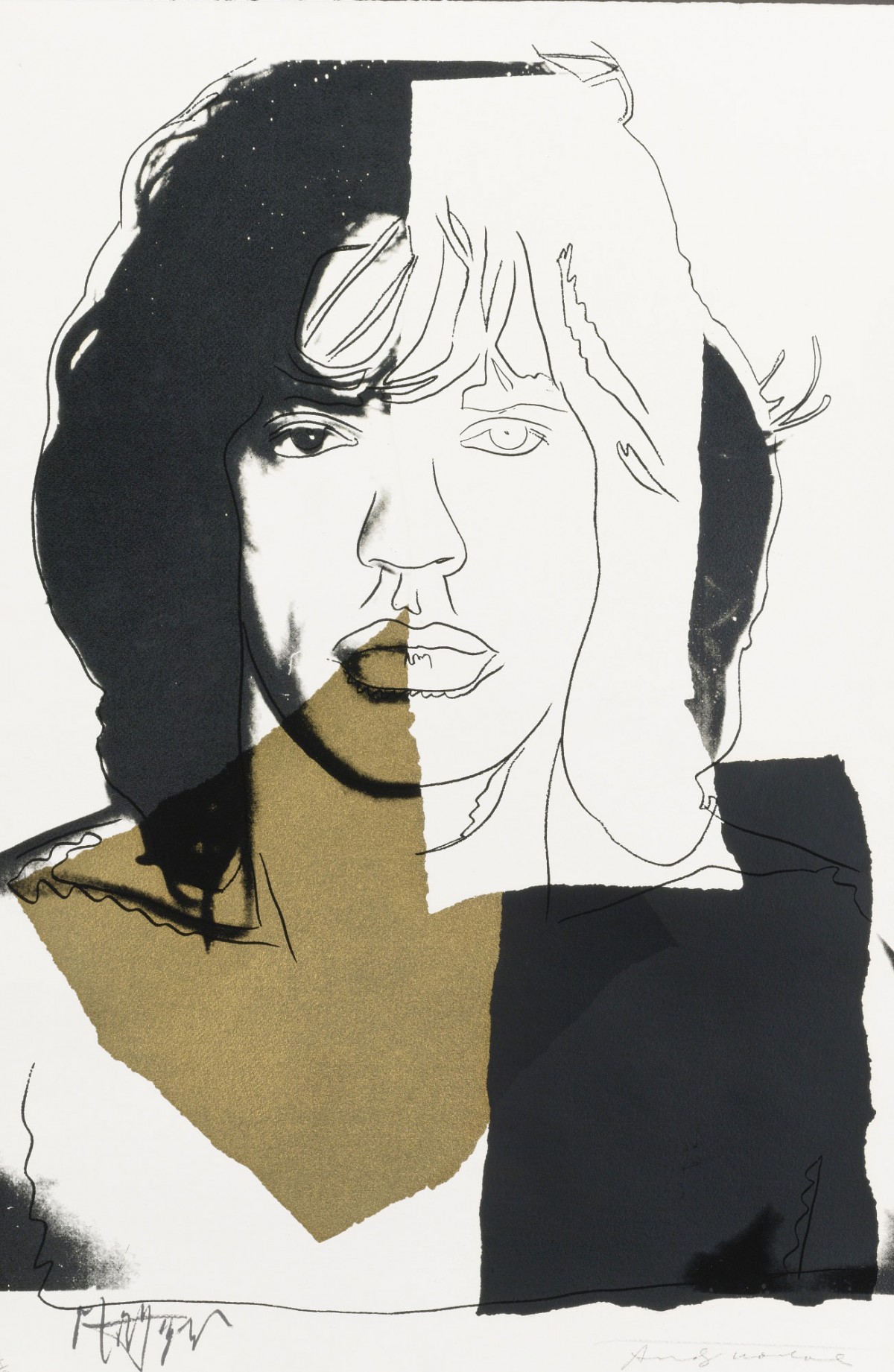 Mick Jagger (fs Ii.146) by Andy Warhol