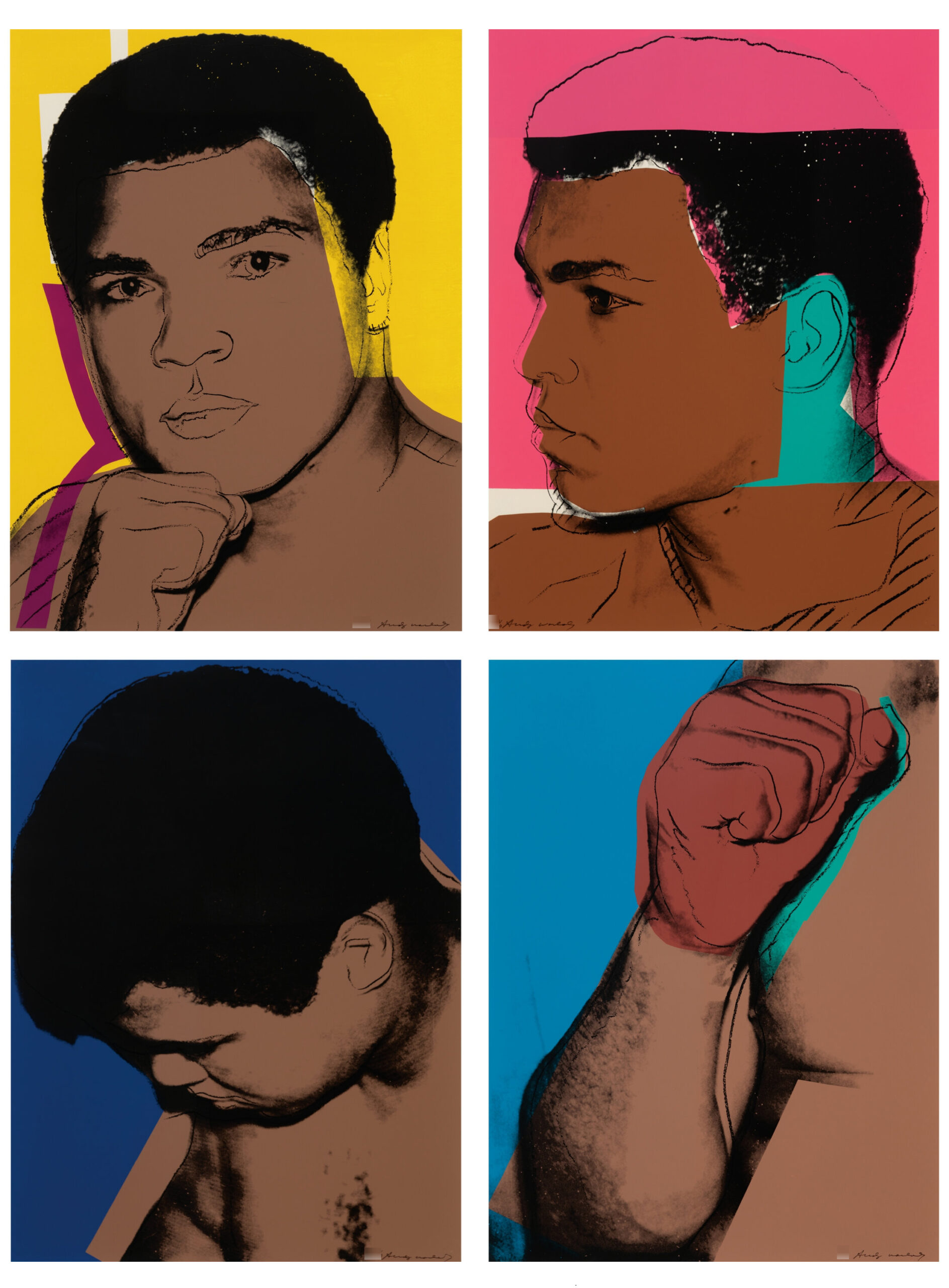 Muhammad Ali Complete Portfolio by Andy Warhol