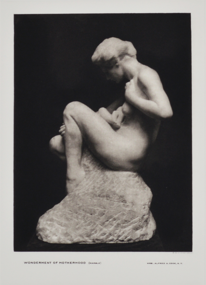 Wonderment Of Motherhood (left Side) by Gutzon Borglum