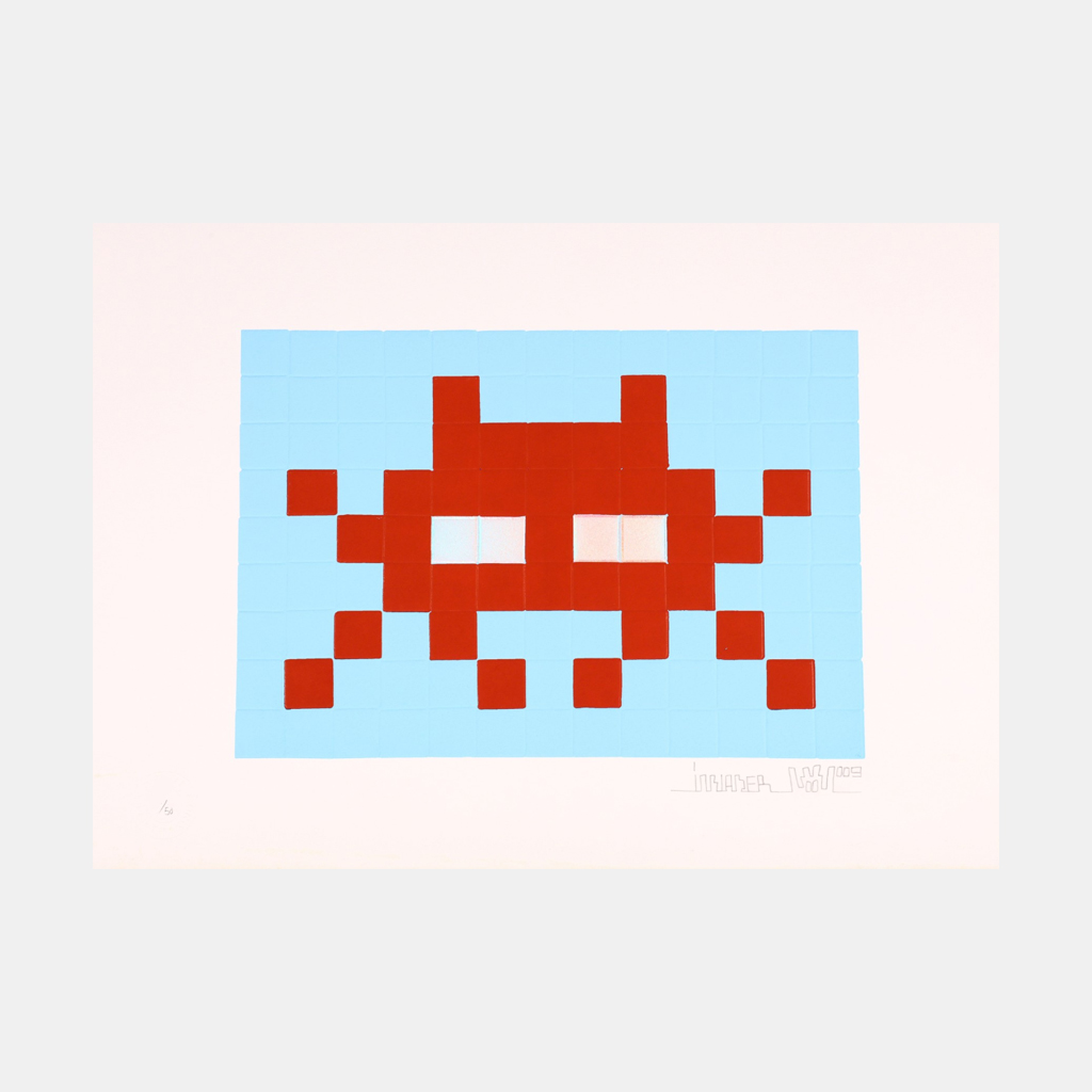 Invasion (red) by Invader