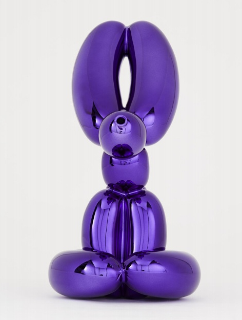 Balloon Rabbit (violet) by Jeff Koons