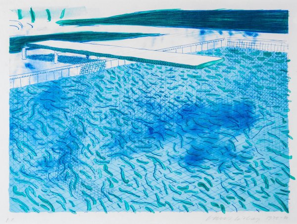 Swimming Pool by David Hockney