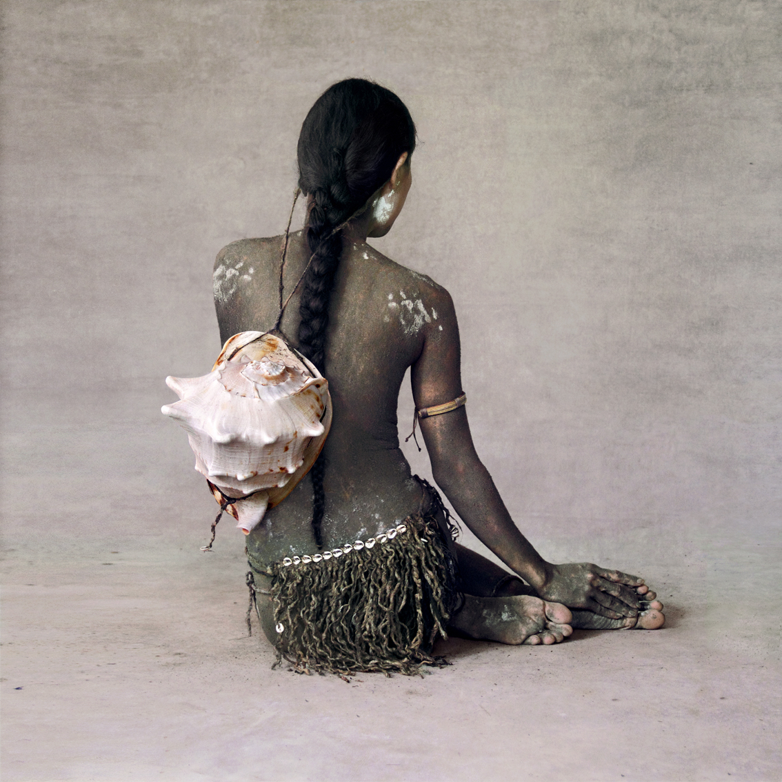 Young Woman With Shell, New Guinea by Fred Stichnoth