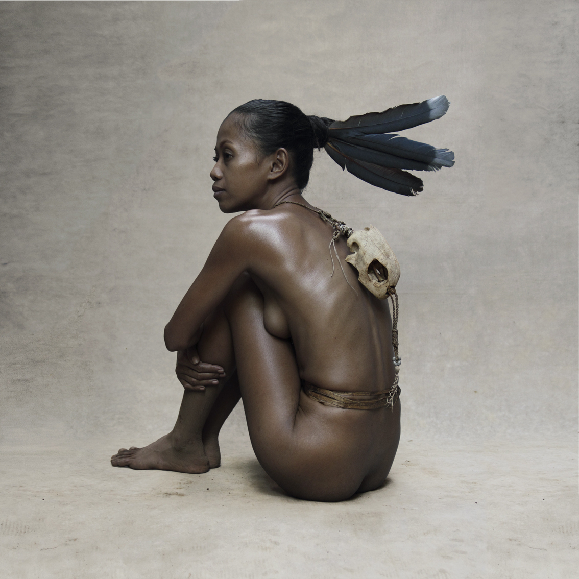 Young Woman With Turtlehead, New Guinea by Fred Stichnoth