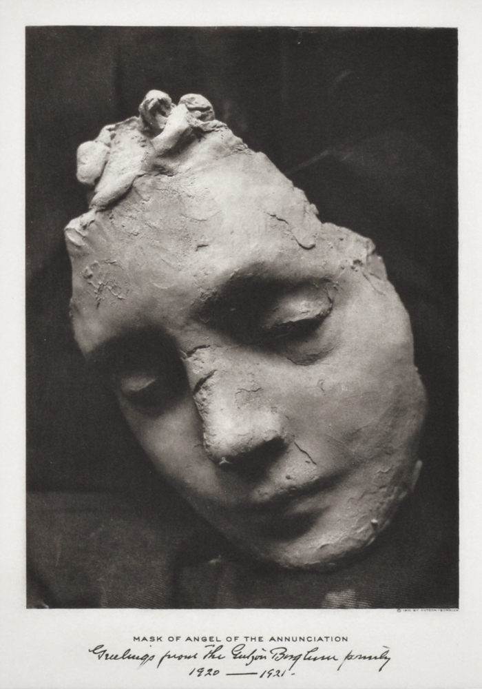 Mask Of Angel Of The Annunciation by Gutzon Borglum