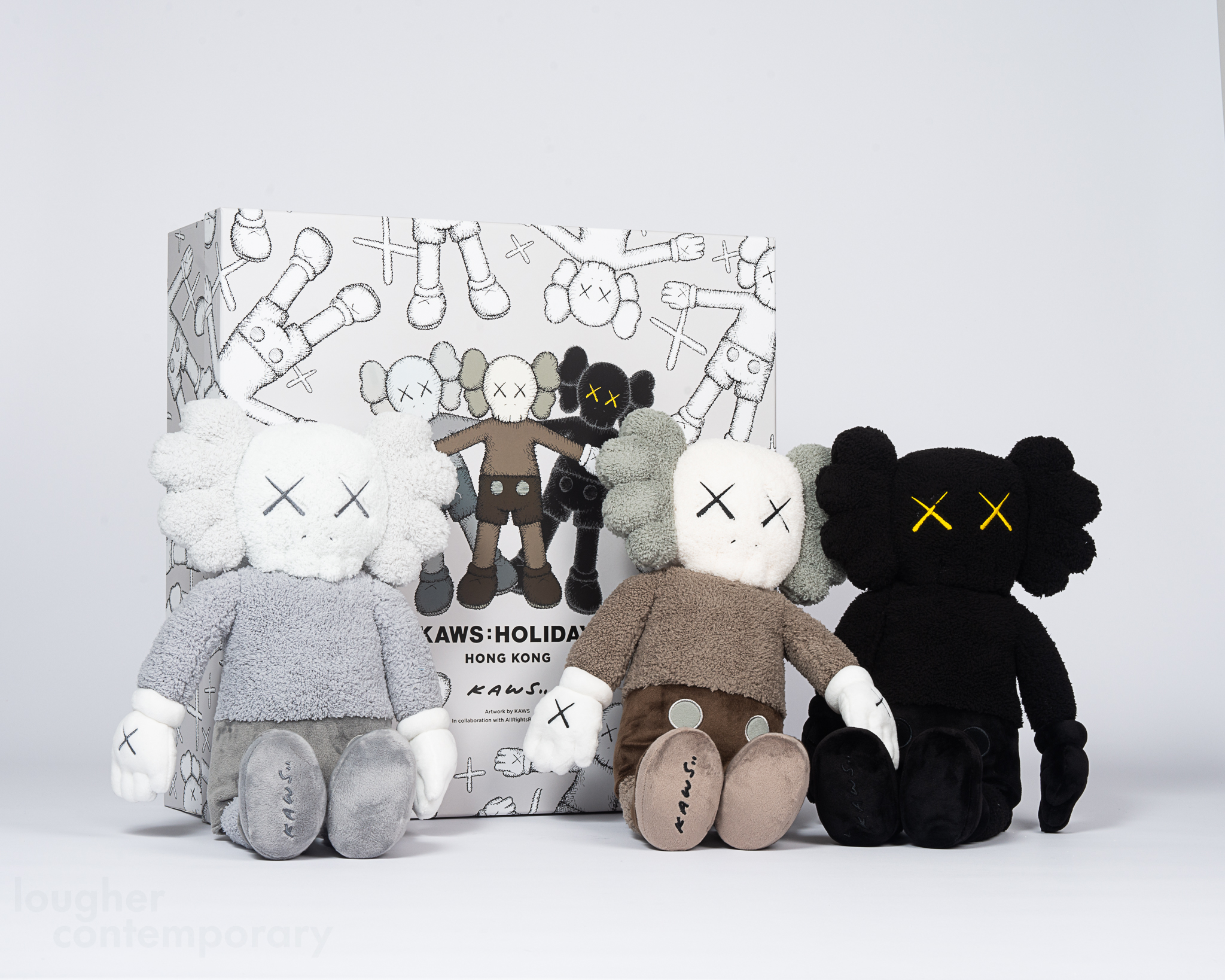 Holiday Hong Kong Plush (set Of Three) by KAWS