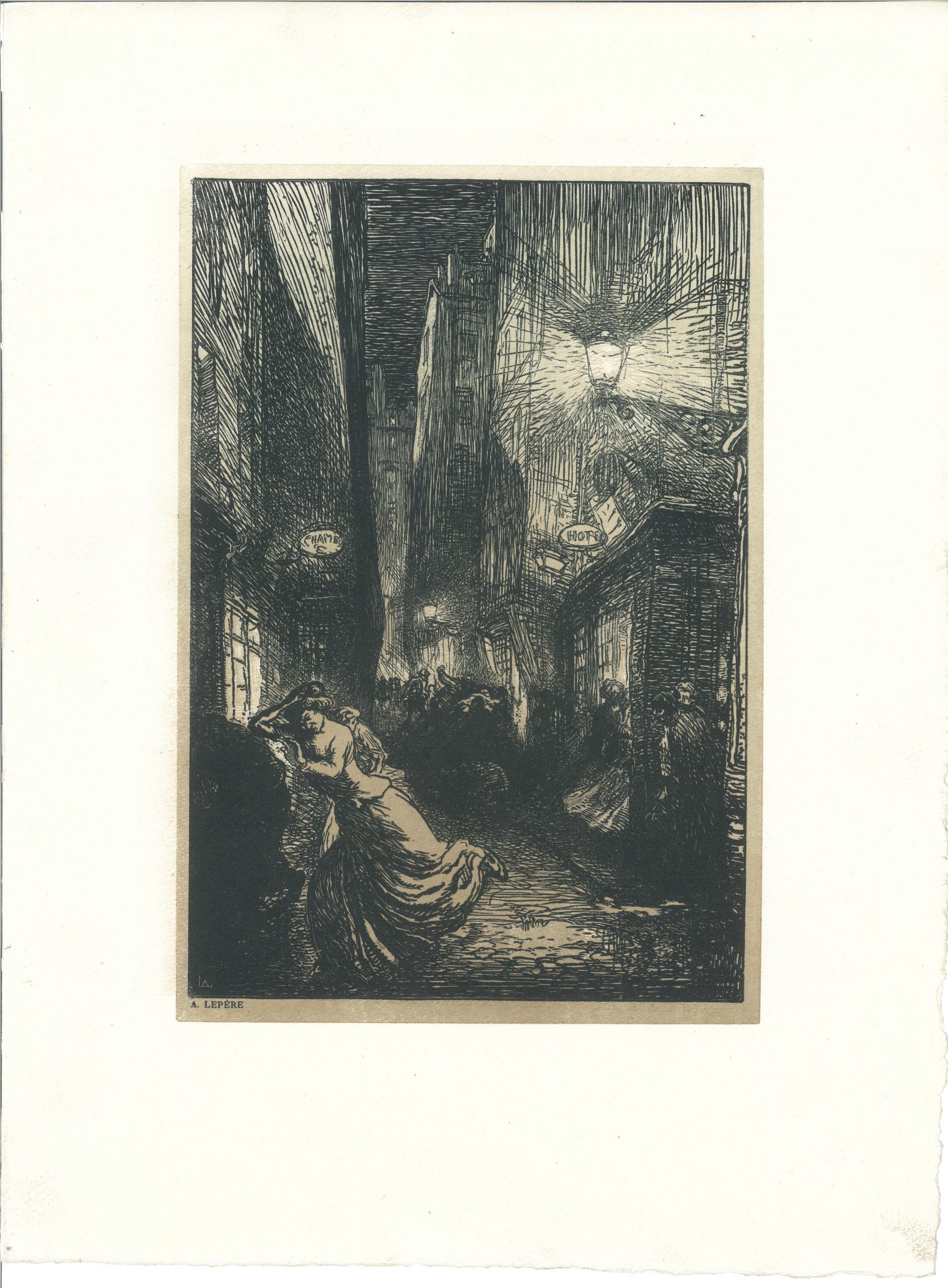 La Rafle (the Raid) by Auguste Louis Lepere