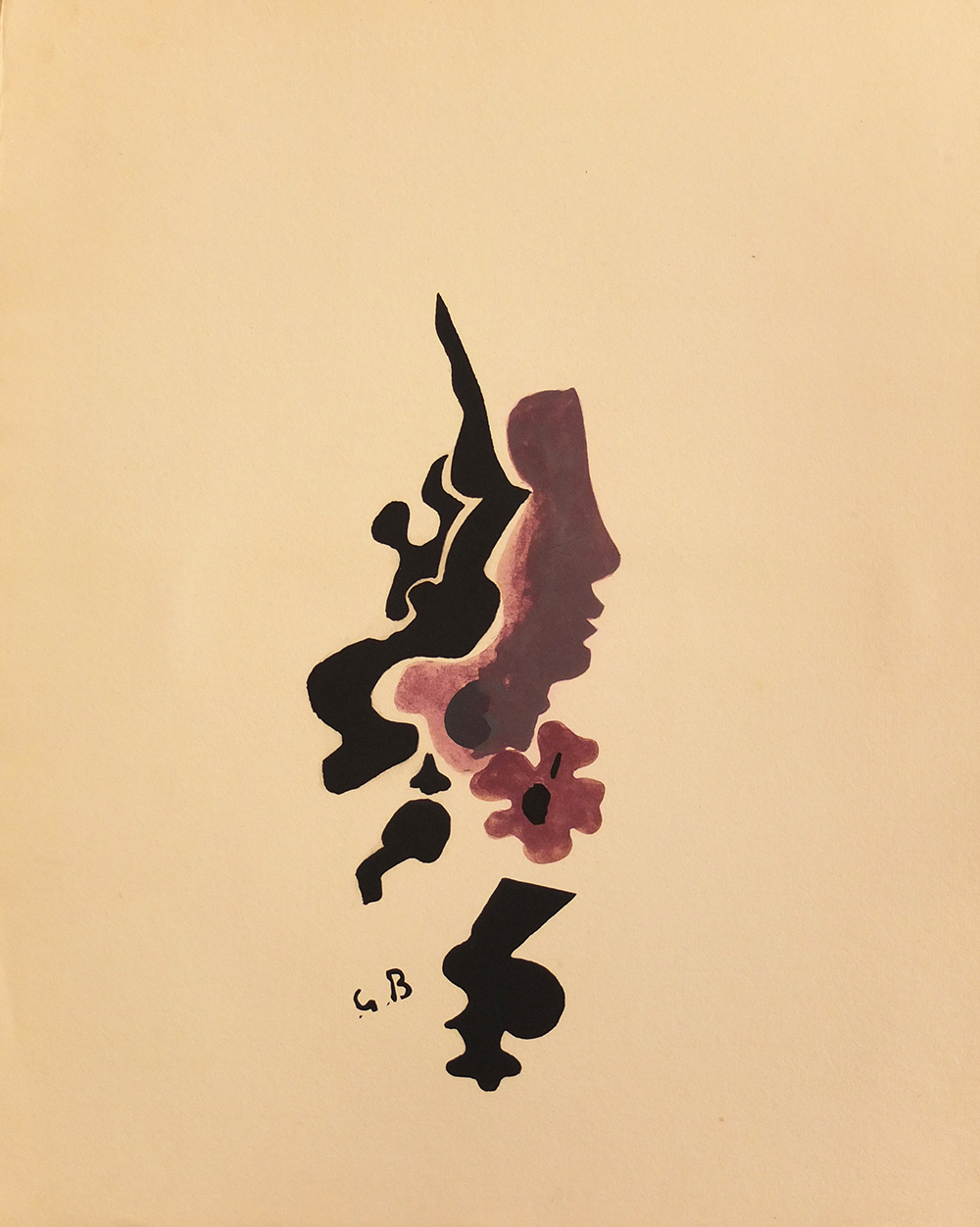 Profil by Georges Braque