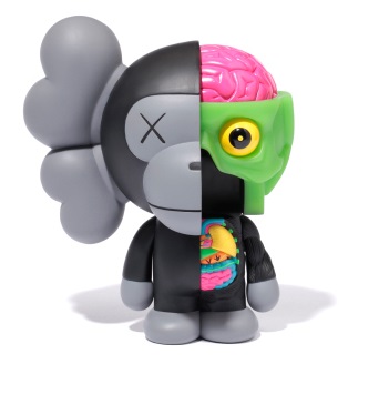 Dissected Milo (black) by KAWS