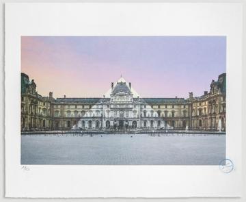 Au Louvre, La Pyramide, 12 Juin 2016, 5h55 © Pyramide, Architecte I. M. Pei, MusÉe Du Louvre, Paris,... by JR