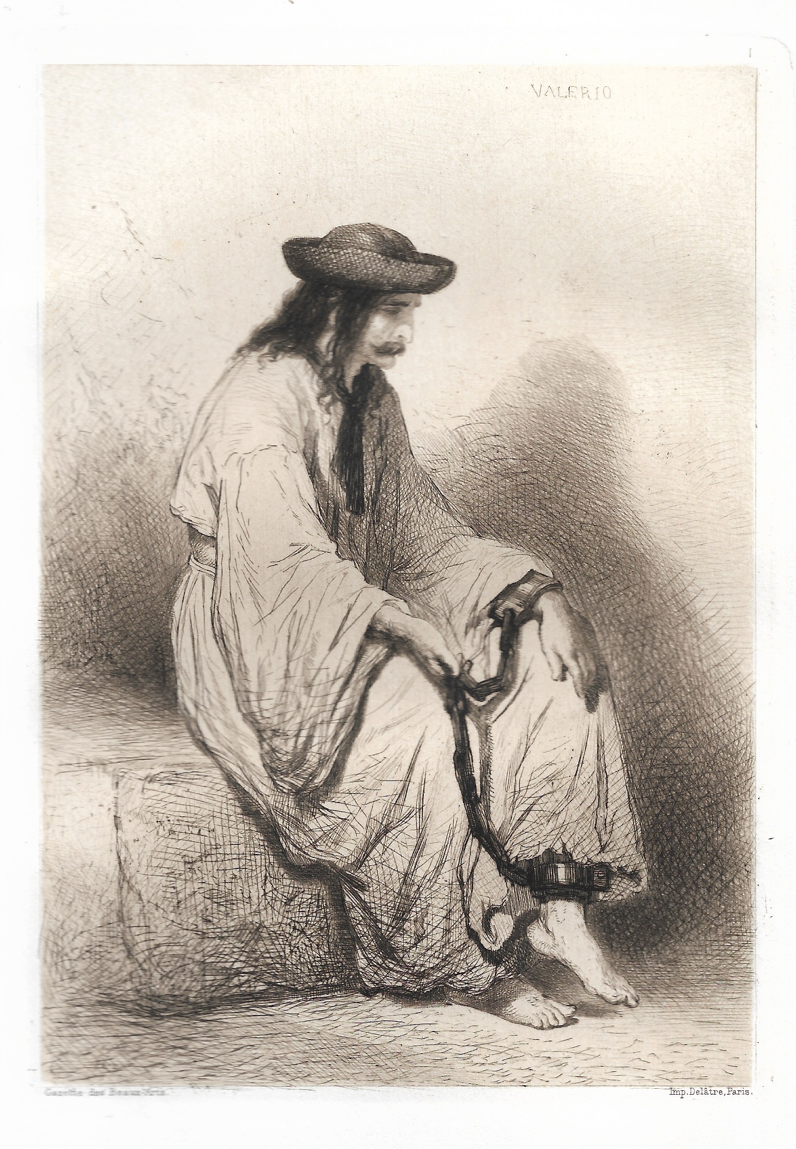 Prisonnier Hongrois / Hungarian Prisoner by Théodore Valério