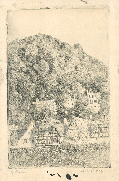 Fränk.  Dorf Eggloffstein by Martin Erich Philipp