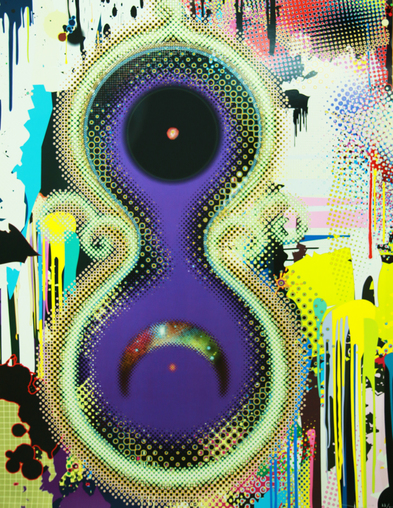 Genome No. 107 X 2122 by Takashi Murakami