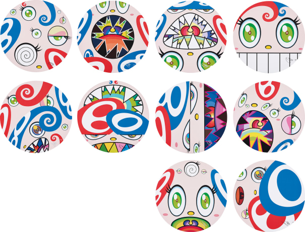 We Are The Jocular Clan (set Of 10) by Takashi Murakami