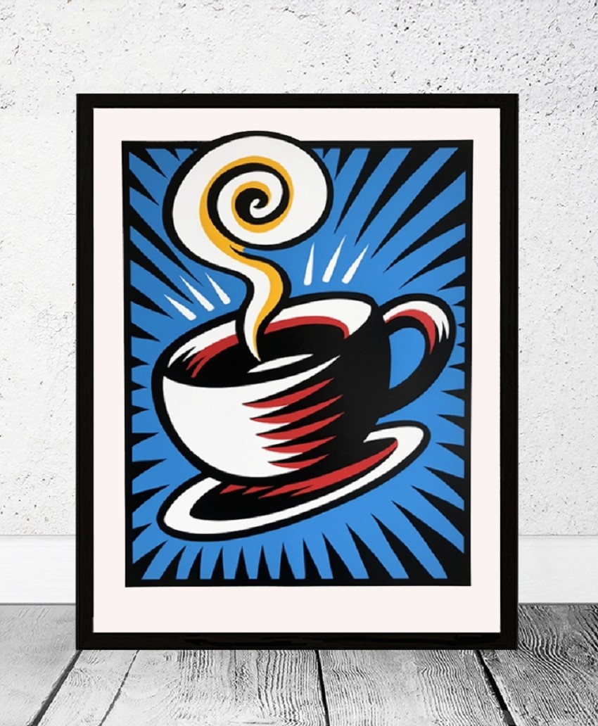 Buy Coffee Cup – Blue by Burton Morris | Printed Editions