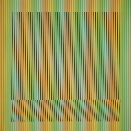 Induction Chromatique A Double Fréquence Série Orinoco 6 by Carlos Cruz-Diez