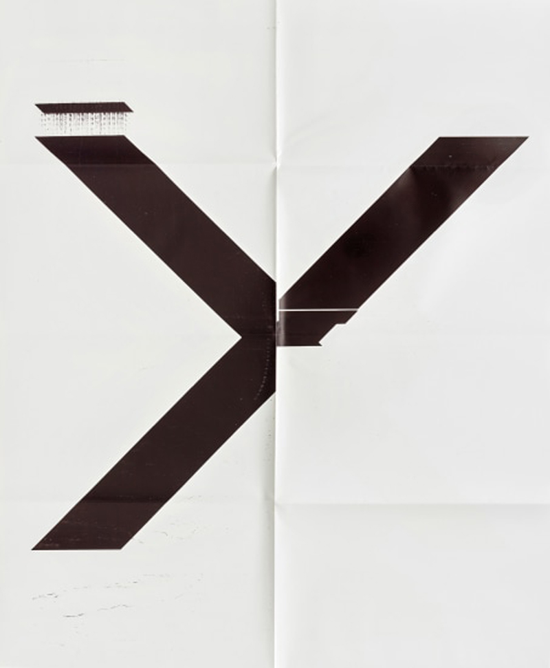 X Poster (Untitled, 2007, Epson Ultrachrome Inkjet On Linen, 84 X 69 Inches, WG1211), 2019 by Wade Guyton