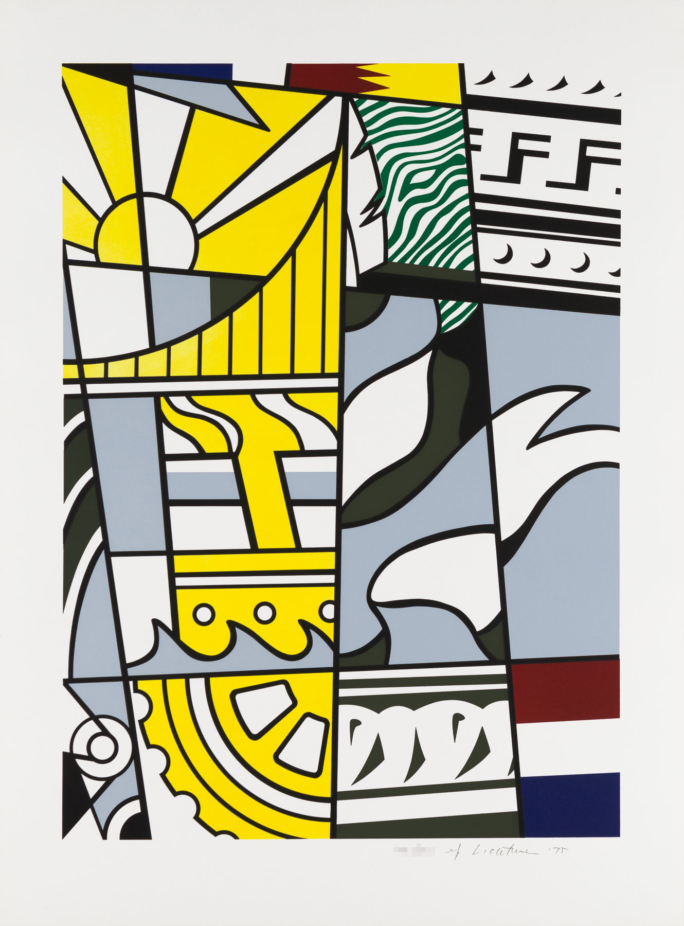 Bicentennial Print by Roy Lichtenstein