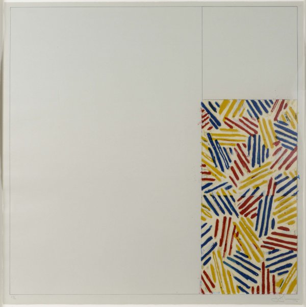 Jasper Johns Crosshatched Prints: #4 (After Untitled 1975) By Jasper Johns