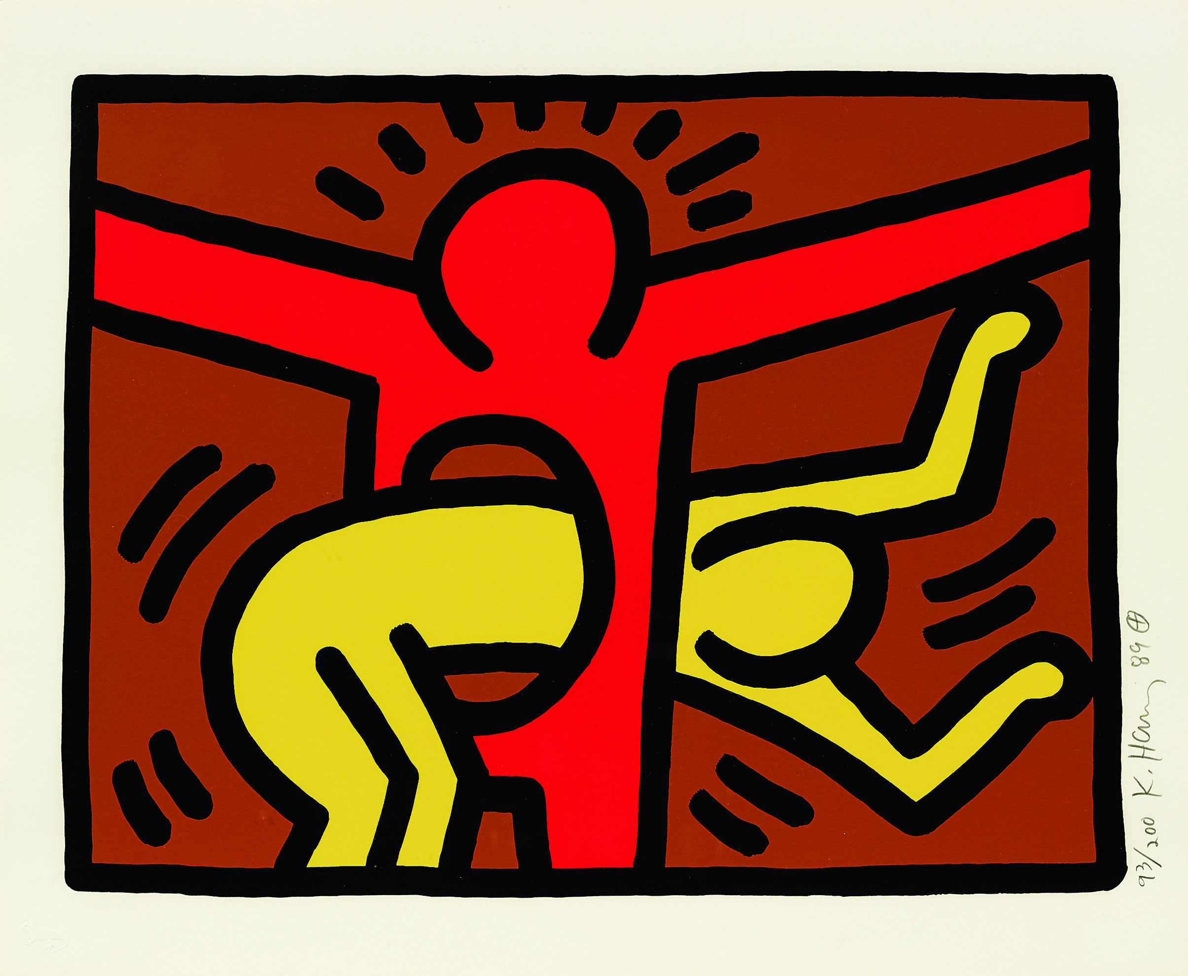 Pop Shop Iv (c) by Keith Haring