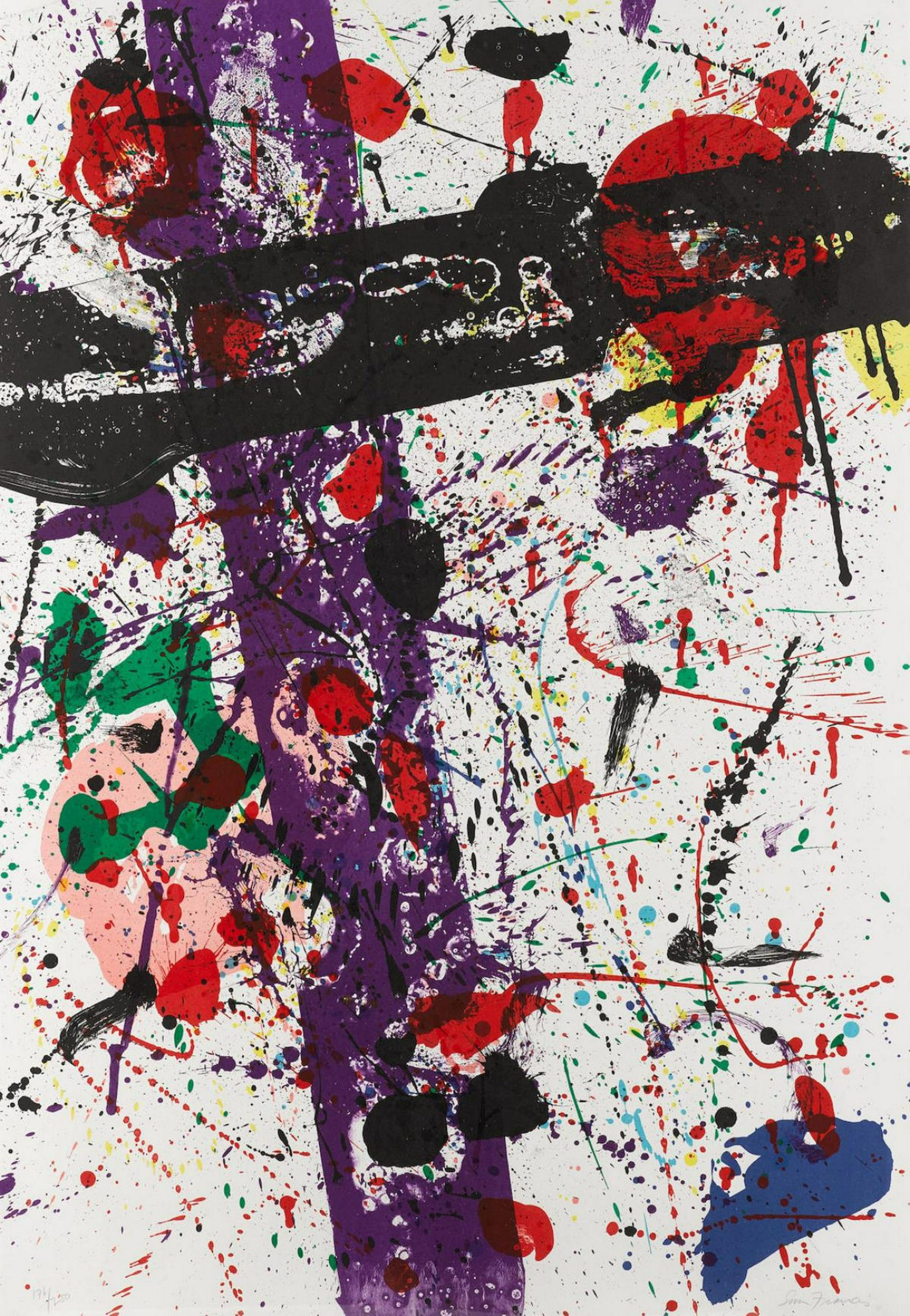 Untitled From “eight By Eight” by Sam Francis