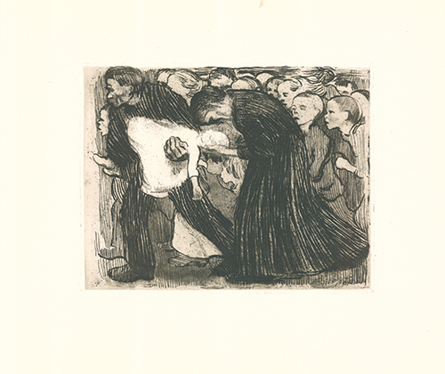 Überfahren (run Over) by Käthe Kollwitz