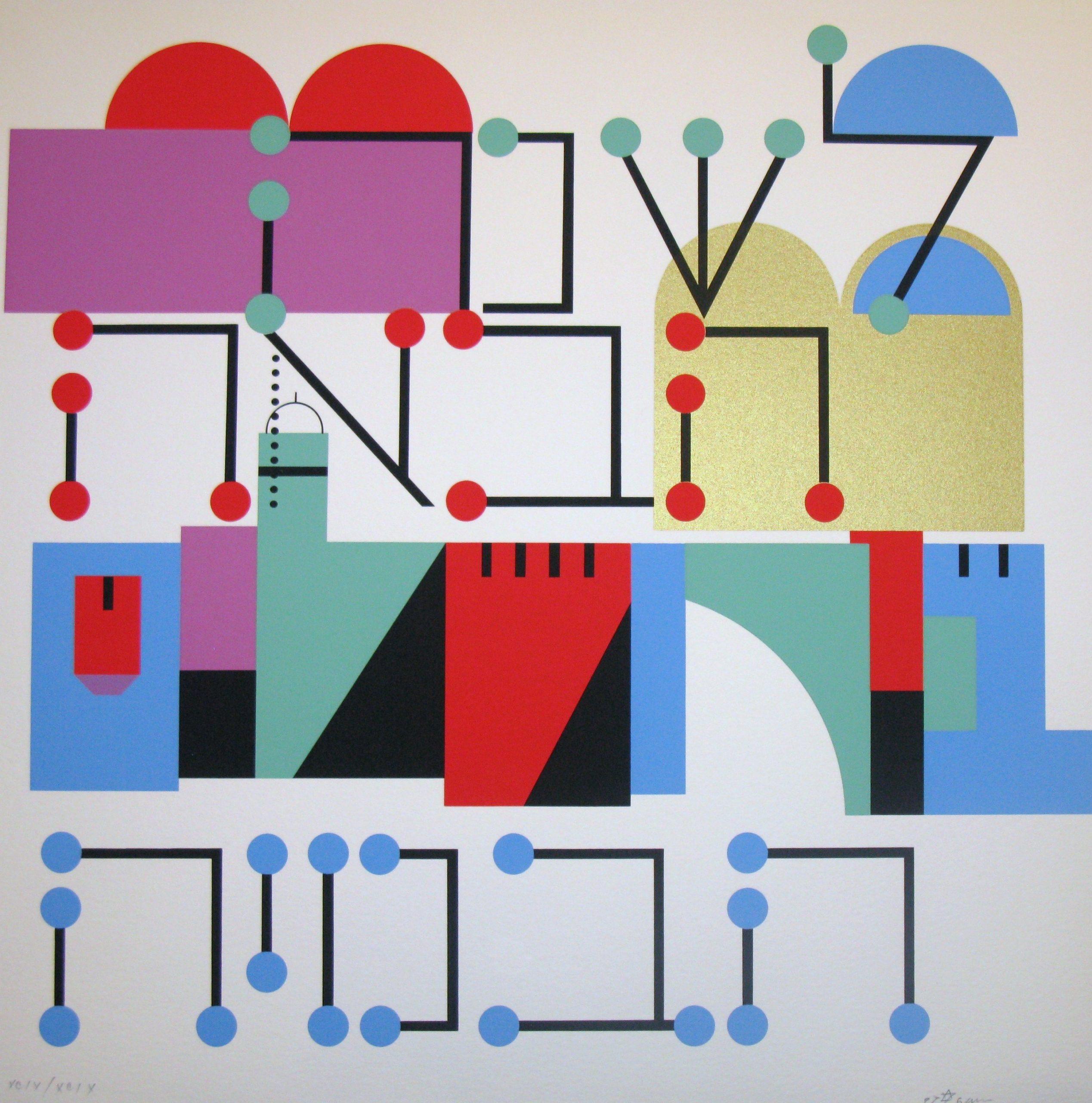 Next Year In Jerusalem by Yaacov Agam