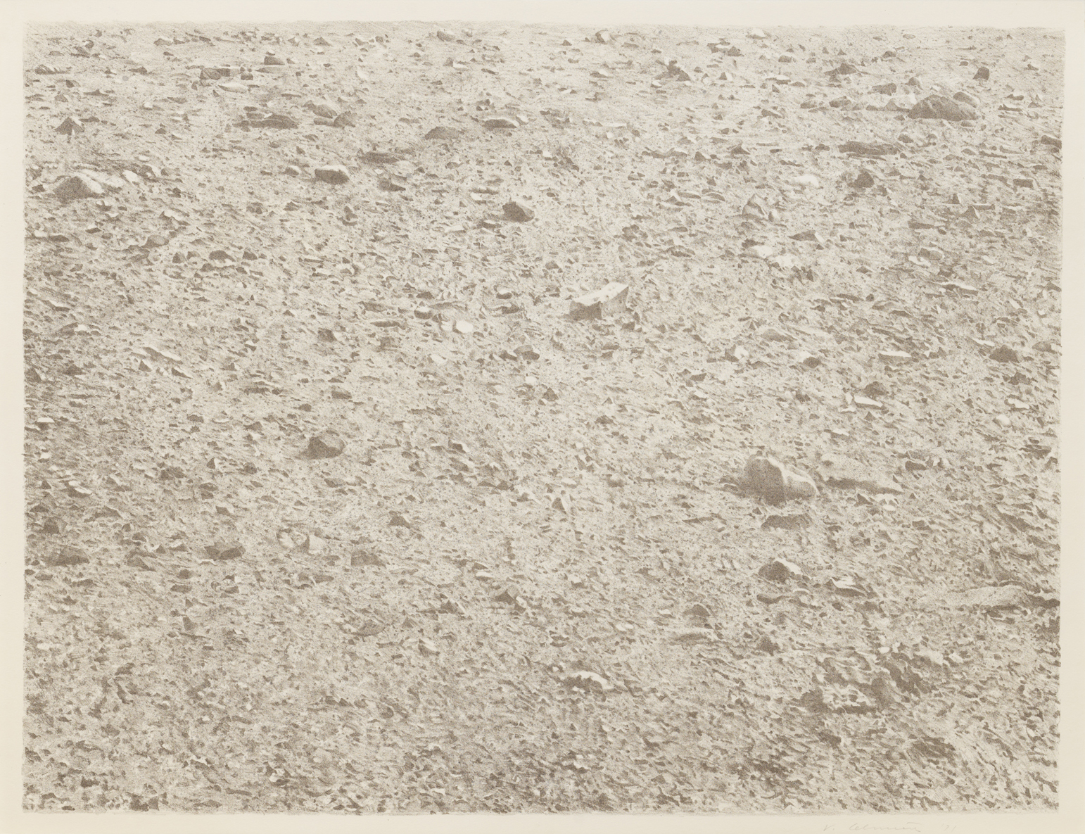 Untitled (Large Desert) by Vija Celmins