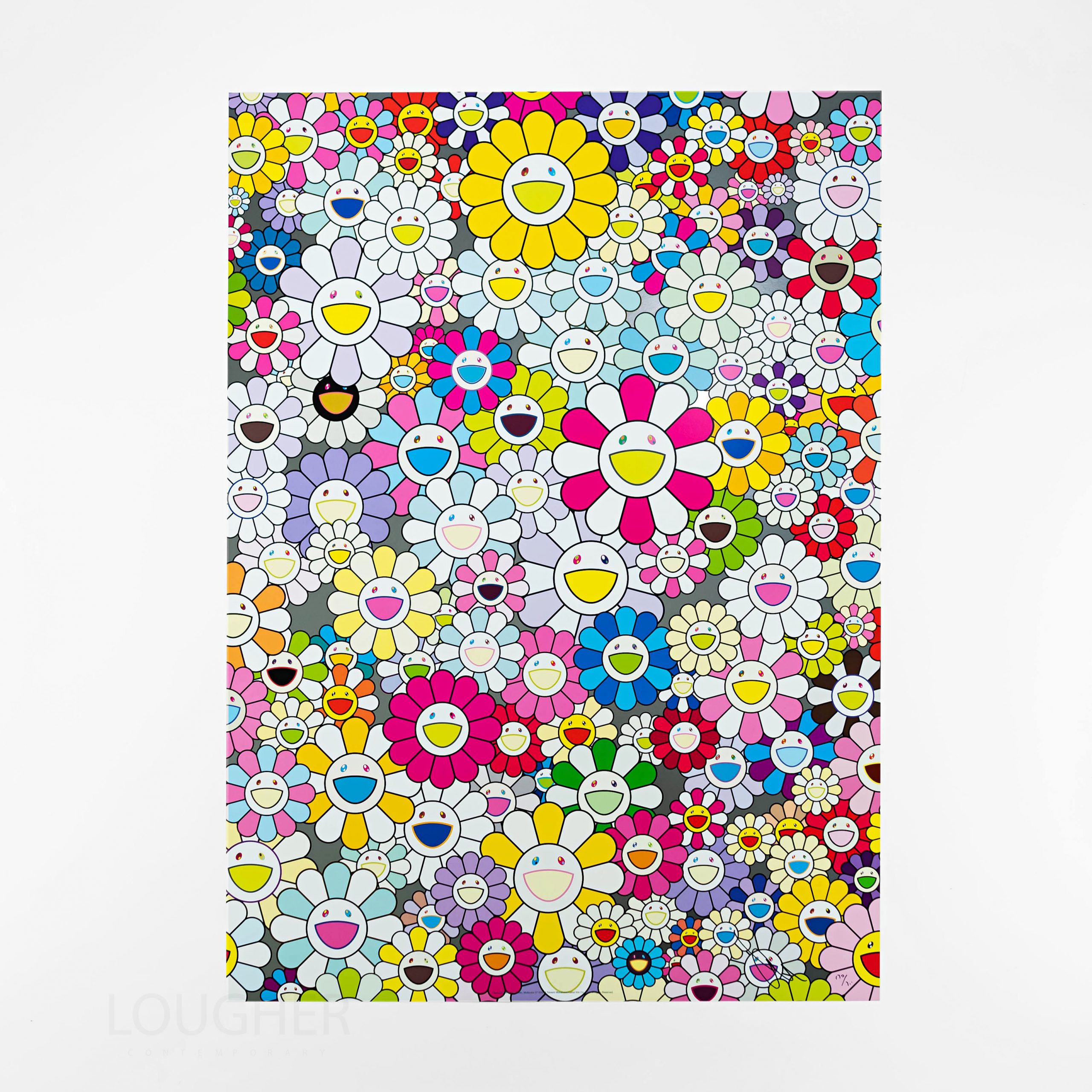 An Homage To Yves Klein Multicolor D, 1957 by Takashi Murakami