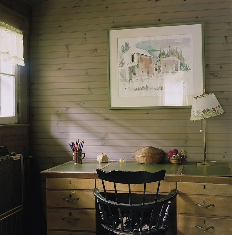 Writing Desk In Parents’ Room by Shellburne Thurber